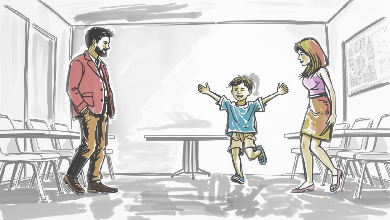 Les ateliers de groupe permettent aux parents et aux enfants de partager leur vécu.